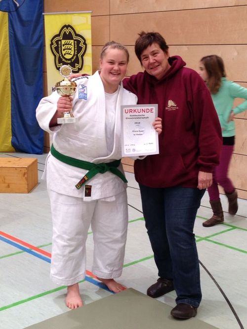 Alison Bauer Süddeutsche Meisterin 2014 Judo